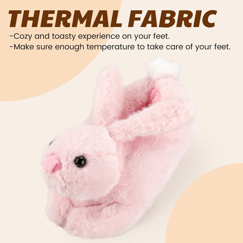 Lucky Kids Funny Cartoon Plush Slippers for Adults – Warm Fleece Memory Foam Indoor Shoes, Soft Cozy House Slippers with Non-Slip Sole for  Women - Image 2