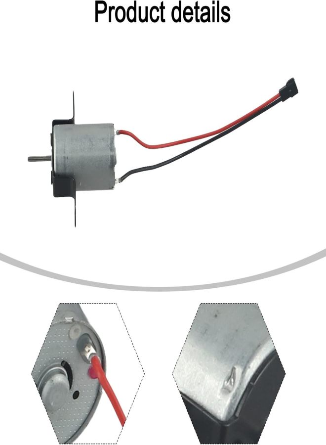 Fireplace Fan Motor 1500RPM Replacement for Wood Stove Heater, Compact Aluminum Repair Motor with Easy Installation - Image 2