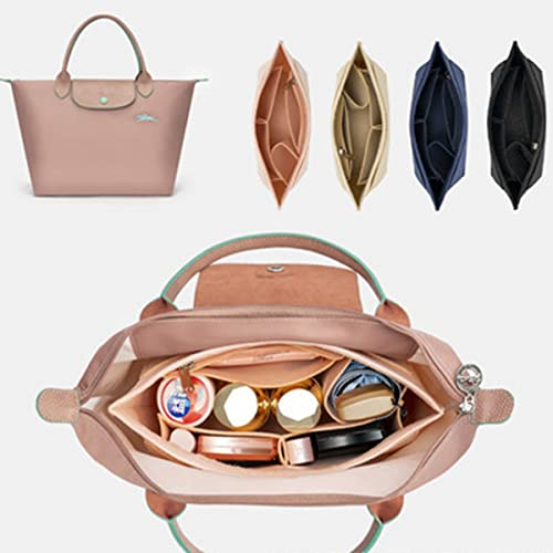 Lckaey purse organizer insert for longchamp organizer insert organizer 1028pink-S - Image 4