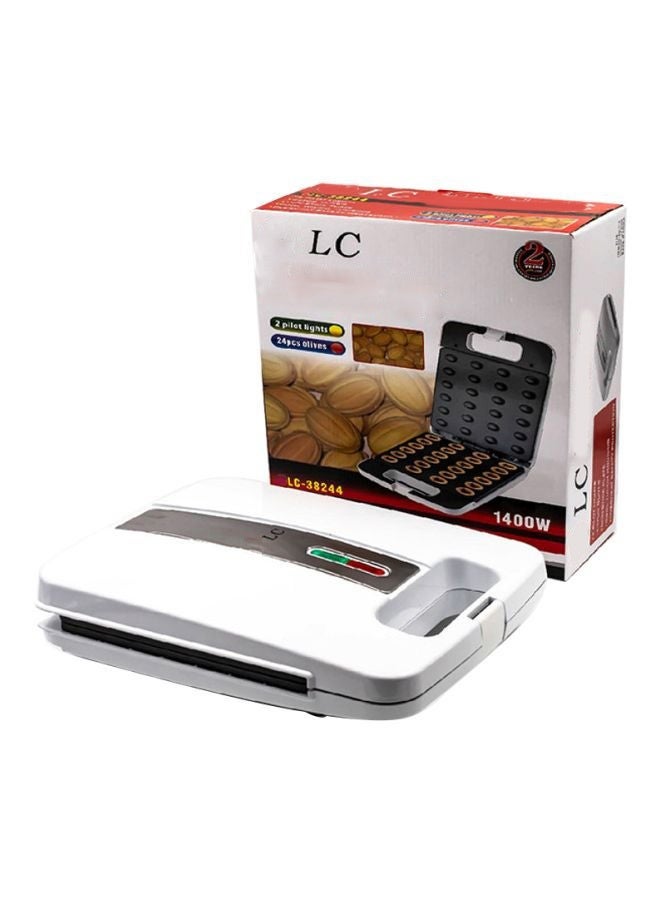 ال سي صانعة مكسرات ووجبات خفيفة كهربائية بقدرة عالية مع 24 تجويفا غير لاصق للاستخدام المنزلي - Image 2