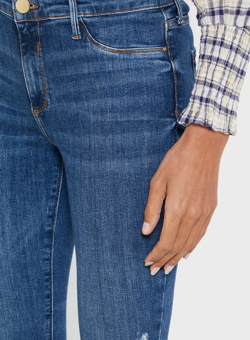 RIVER ISLAND Molly Ripped Skinny Jeans