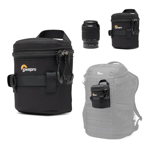 Lowepro ProTactic LCS 9 x 13 III Camera Lens Case, Camera Lens Pouch Bag, fits 24-70mm F/2.8, for DSLR and Mirrorless Cameras, Vol-0.5L Dim:5.12x3.54x3.54in, Camera Bag,for Photographer/Videographer - Image 1