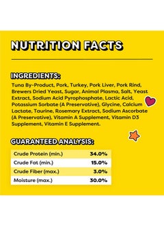 Temptations Meaty Bites, Soft And Savory Cat Treats, Tuna Flavor, (7) 1.5 Oz. Pouches  - Image 4