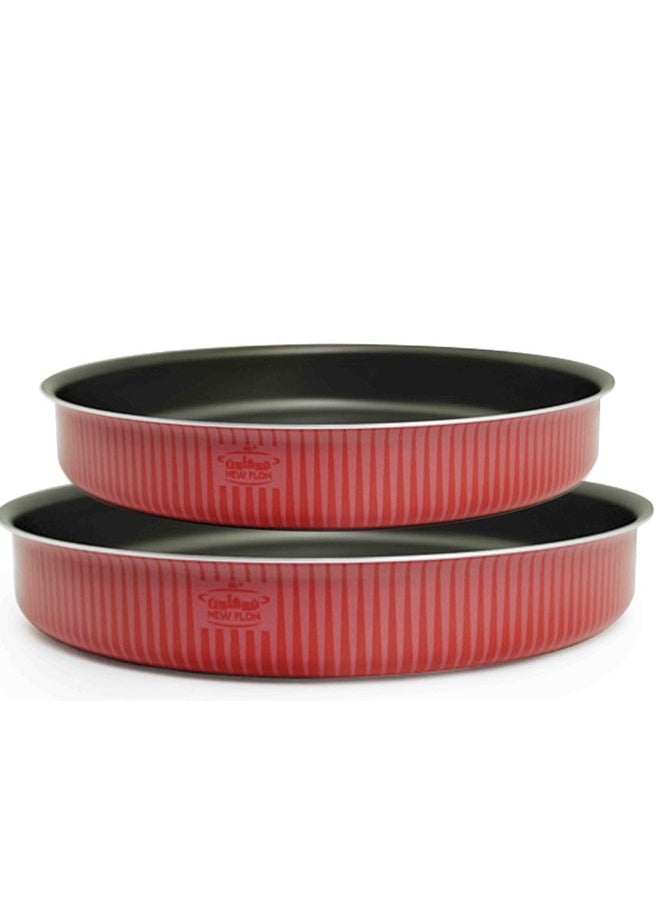Newflon Round Oven Trays 2 Piece for All Baked Goods and Multi-use  - Image 2