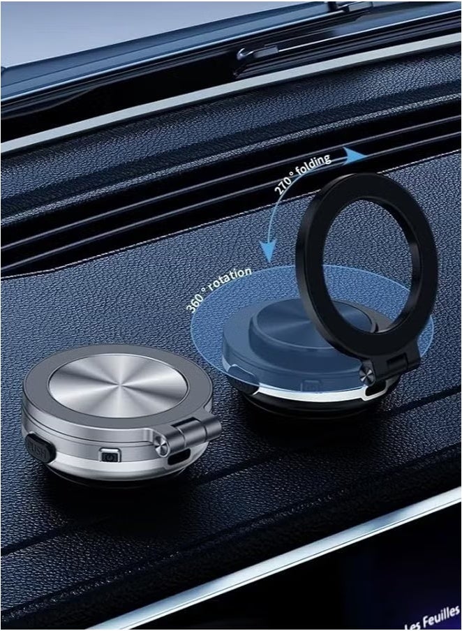 فيسوس حامل هاتف مغناطيسي قابل للطي للاستخدام على الوجهين مع كوب شفط - زاوية قابلة للتعديل، تصميم مقاوم للخدش من السيليكون، استخدام متعدد السيناريوهات - توافق عالمي للسيارة والمنزل والمكتب والمزيد - Image 3