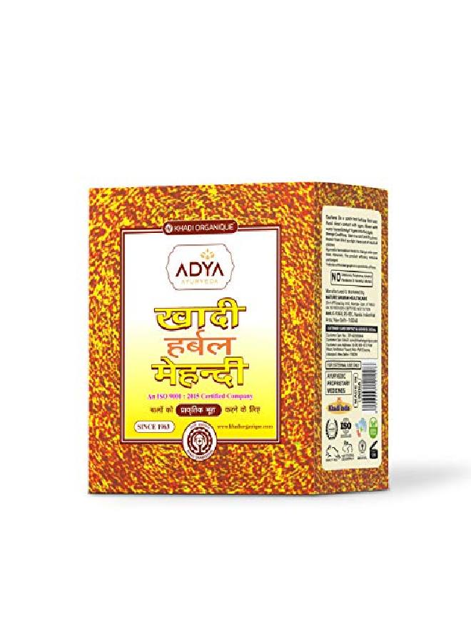 Khadi ORGANIQUE Herbal Mehndi For Hair Colour Hair Care|Healthy Voluminous Nourished Hair Pack Of 3 ( 240 Gm ) - Image 3