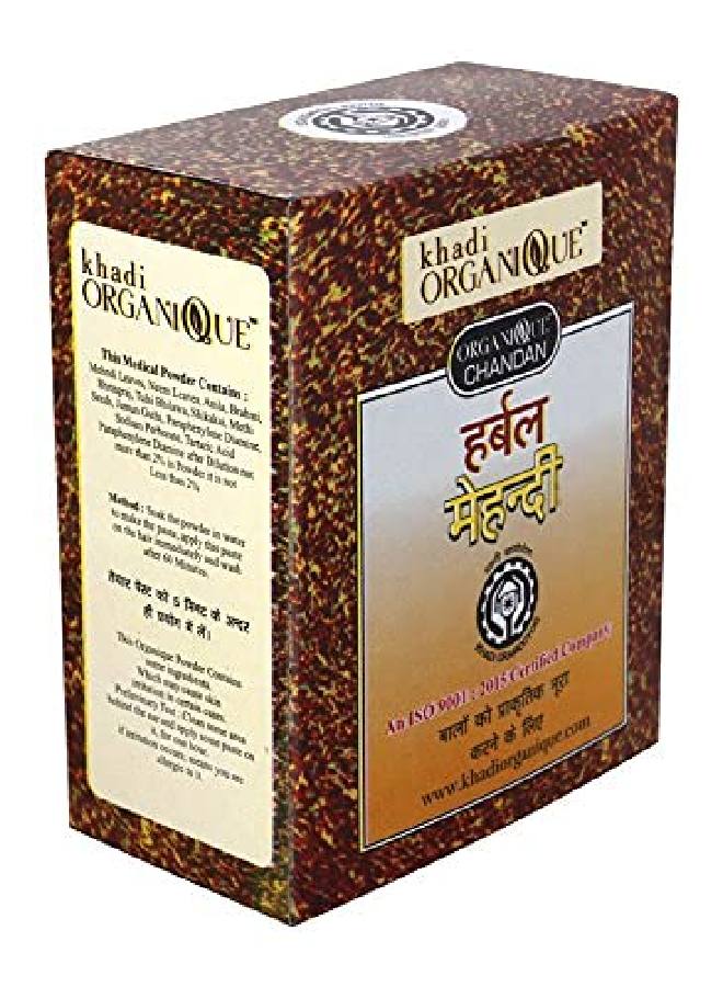 Khadi ORGANIQUE Herbal Mehndi For Hair Colour Hair Care|Healthy Voluminous Nourished Hair Pack Of 3 ( 240 Gm ) - Image 5