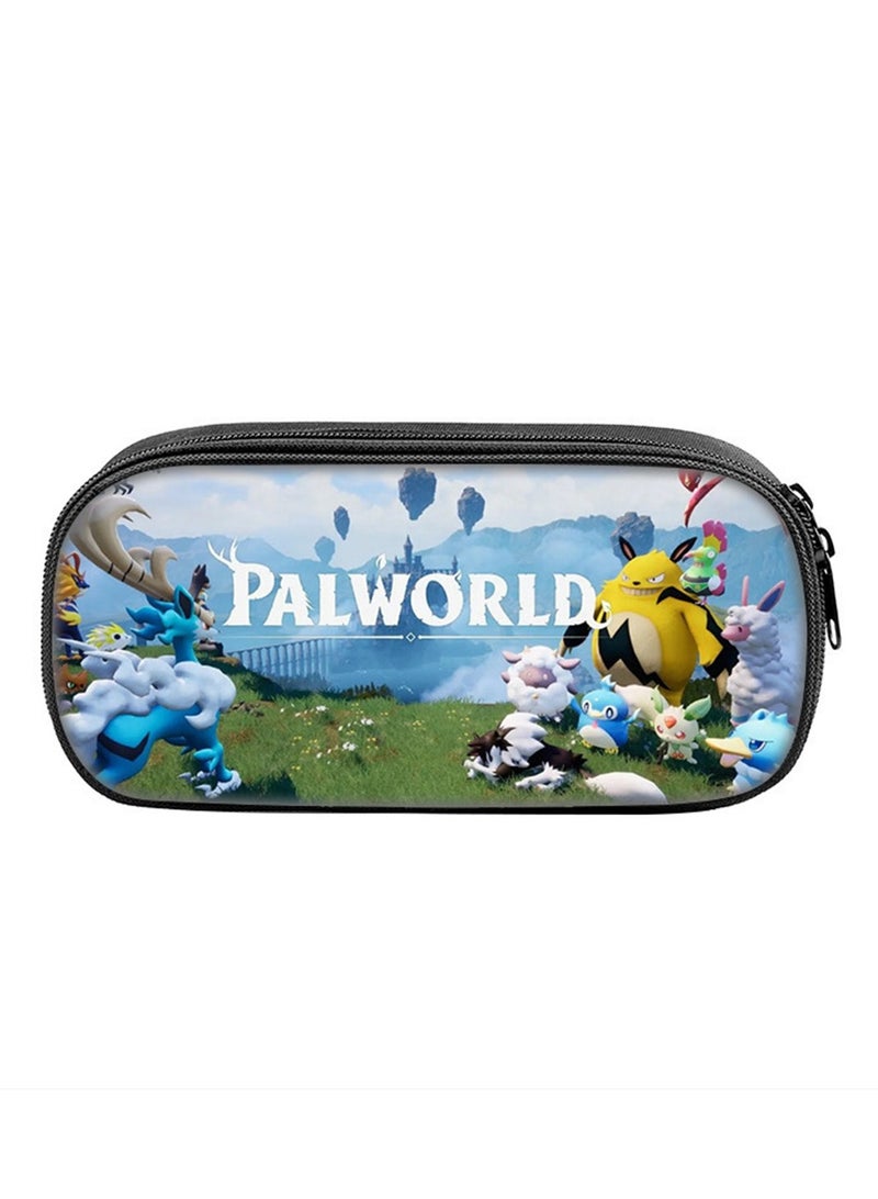 مقلمة فانتوم بيست بالو من Palworld ذات سعة كبيرة حقيبة أدوات مكتبية للطلاب صندوق أدوات مكتبية - Image 1