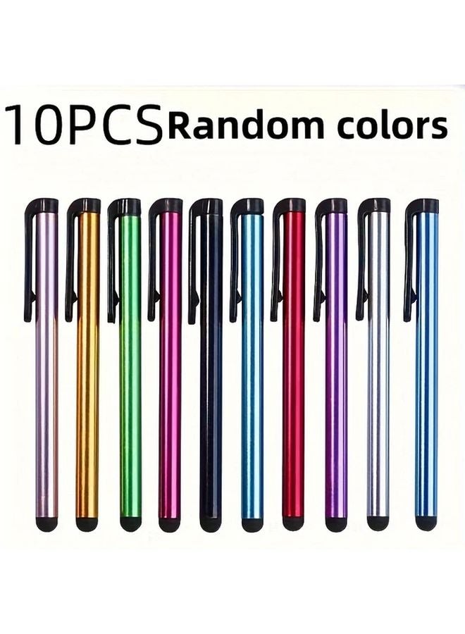 10pcs Universal Capacitive Stylus Pen For Apple Android Huawei Xiaomi iPad Tablet - Image 1