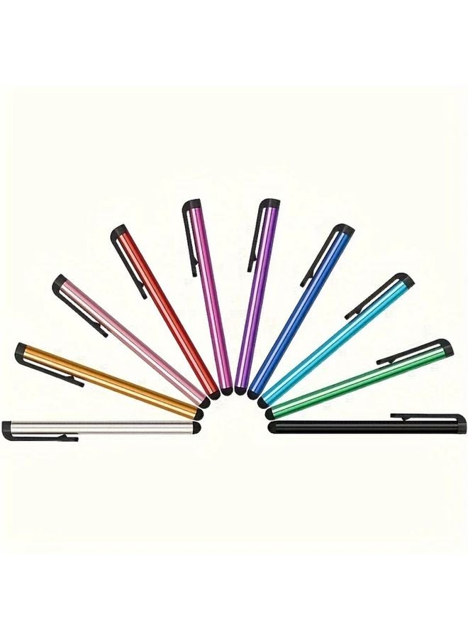 10pcs Universal Capacitive Stylus Pen For Apple Android Huawei Xiaomi iPad Tablet - Image 4