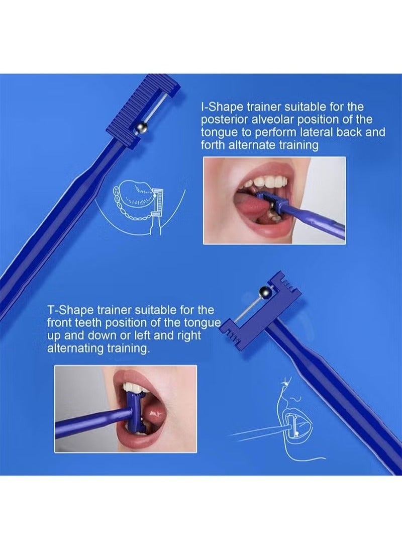 3-Piece Tongue Tip Exercise Set, Tongue Tip Lateralization Lifting Oral Muscle Training Tool - Image 4