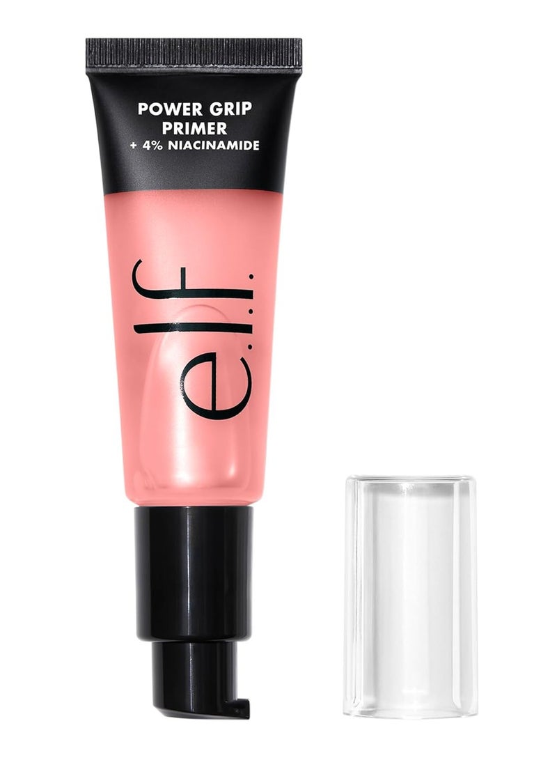 إلف برايمر باور جريب مع 4 في المائة من جل النياسيناميد المرطب للوجه، يوحد البشرة ويفتح مكياج نباتي ولم يتم الإساءة إلى الحيوانات لتصنيعه، 0 نقطة، 8 أونصة سائلة , وردي - Image 1