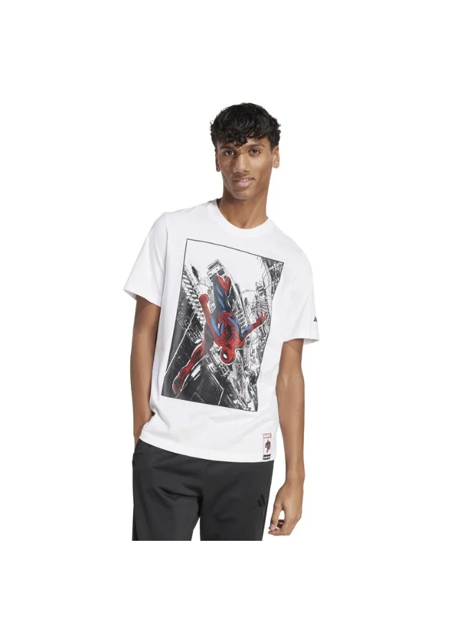 Adidas Adidas M Spiderman T-S M White Not Sports Specific T-Shirts For Men