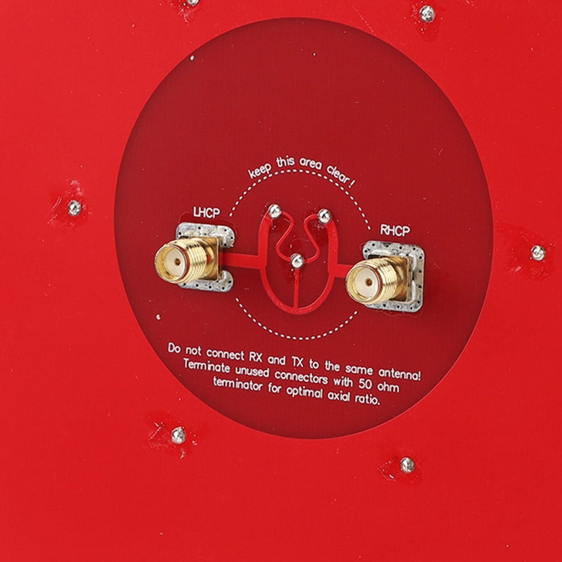 Triple Feed Patch Antenna 5.8GHz Red PCB Fixed Wing Flat Panel Array Aerial - Image 5