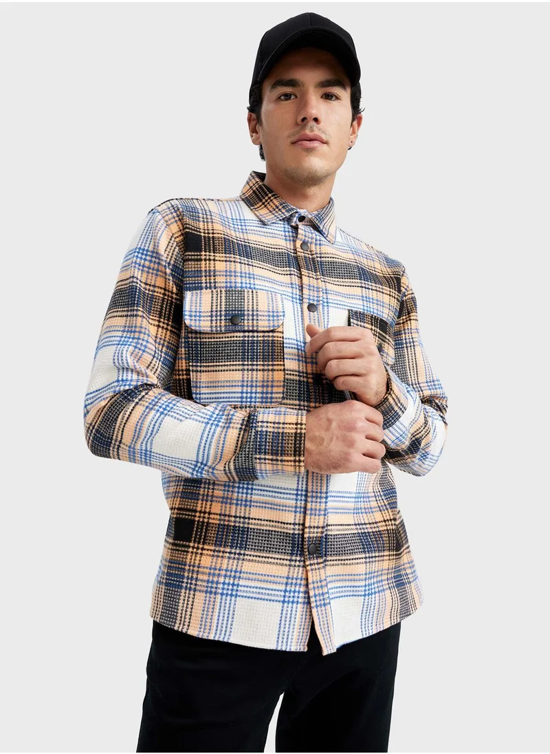 DeFacto Checked Regular Fit Shirt