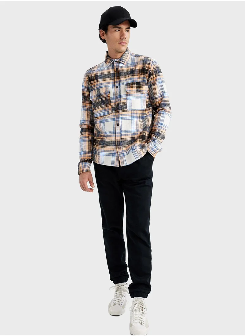 DeFacto Checked Regular Fit Shirt