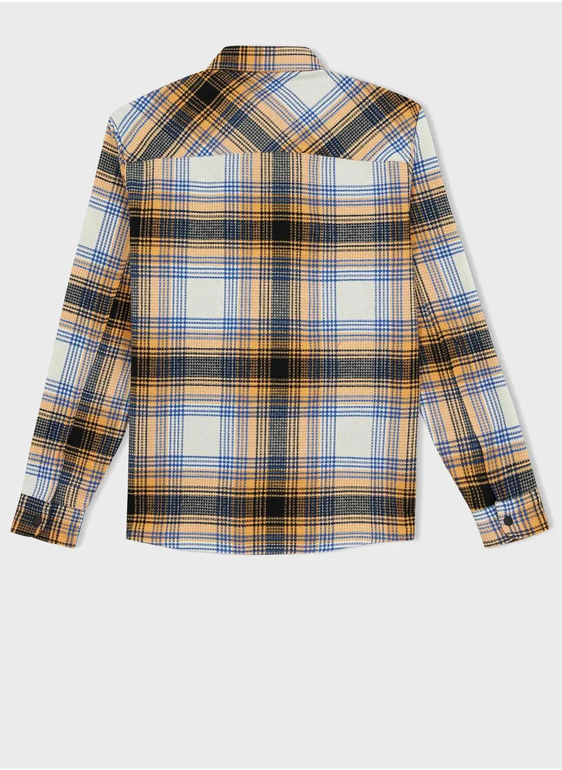 DeFacto Checked Regular Fit Shirt