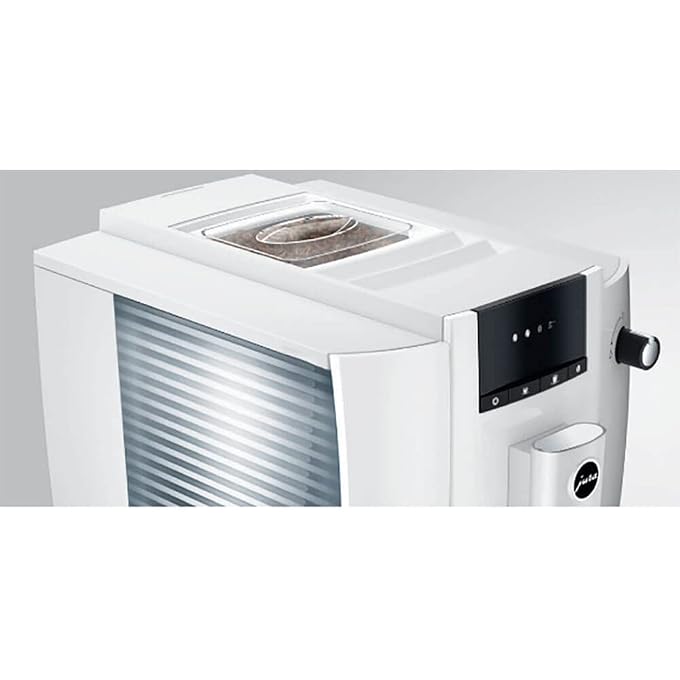 jura E4 Piano White Automatic Coffee Machine - Image 2