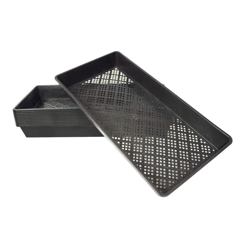 BeGrit BeGrit 1020 Mesh Bottom Trays Soil Blocking Trays Seedling Starter 1020 Mesh Trays for Microgreen Plant Seed Tray 10 x 20 12Pack 