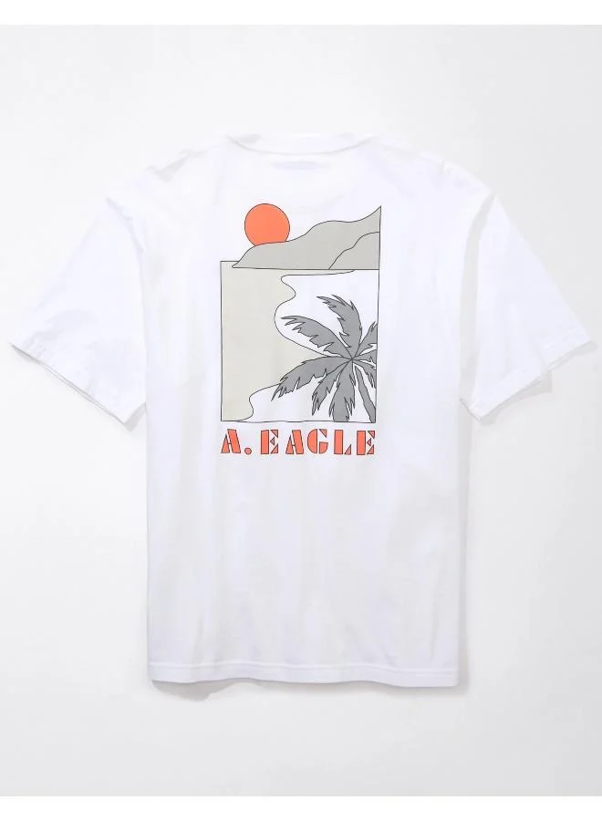 American Eagle Graphic Crew Neck T-Shirt