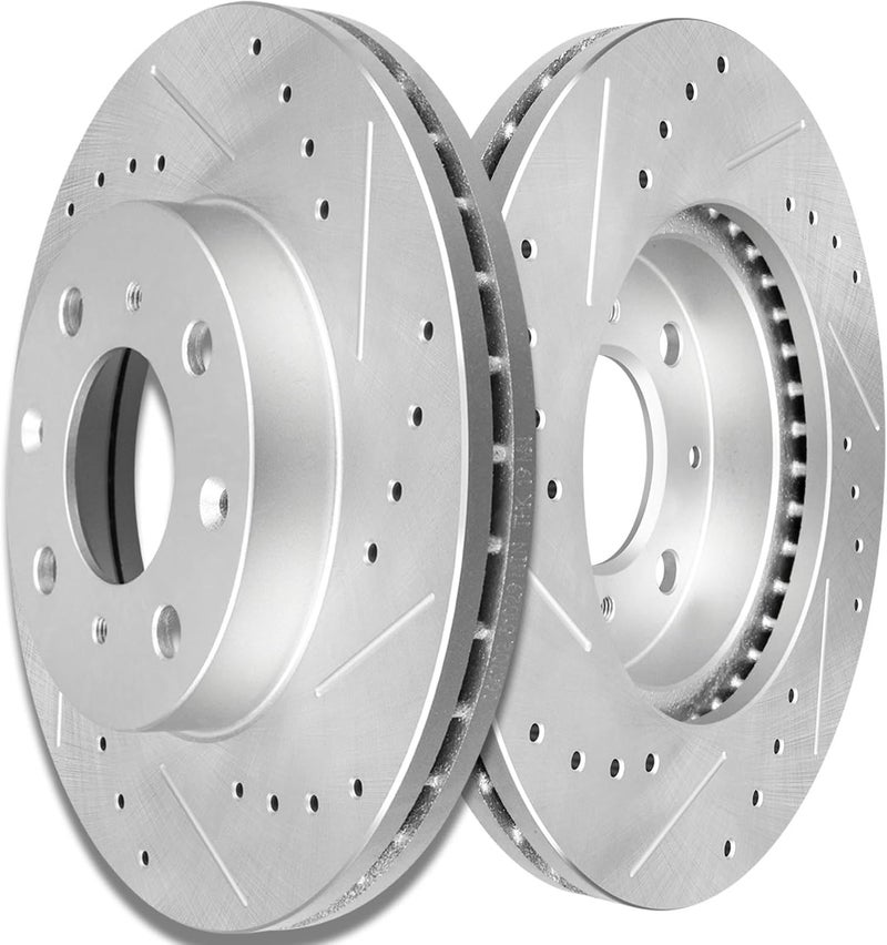SCITOO Front Disc Brake Rotors Kits for Honda Civic 1990-2000, Civic del Sol 1993-1997, CRX 1990-1991 - Image 1