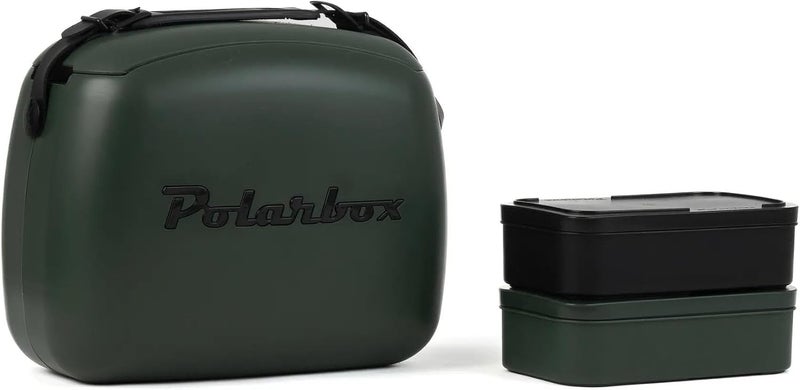 بولار بوكس حقيبة تبريد ® Retro Cooler Bag، لون الغابة الخضراء - الأسود (طبعة محدودة)، سعة 6 لترات - Image 1