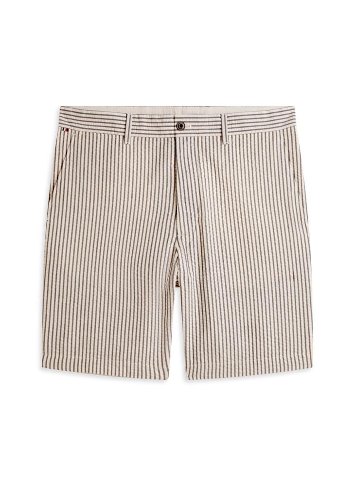 TOMMY HILFIGER Dover Seersucker Stripe 8" Inseam Chino Shorts - Image 5