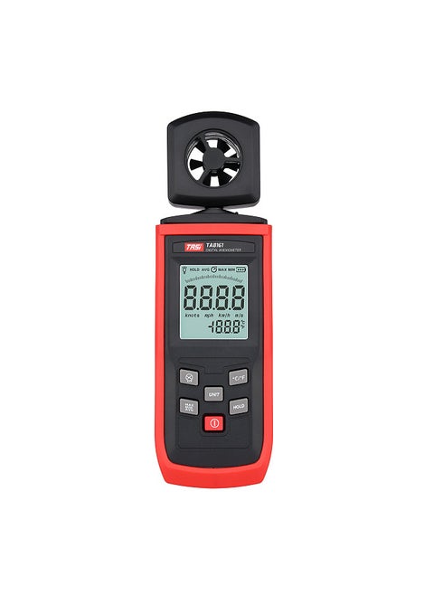TASI TA8161 Digital Anemometer High Precision Handheld Anemograph Wind Velocity Indicator Air Velocity Air Temperature Measurement