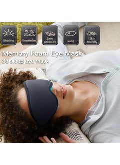 3D Sleep Eye Mask Set Breathable Blackout Eye Mask Travel Eye Mask with Earplugs Suitable for Home Travel Meditation Yoga - pzsku/Z7242A61E9BBA510AC77AZ/45/_/1729502832/f96a72c4-b420-4b5a-89b2-4e2cb69a2050