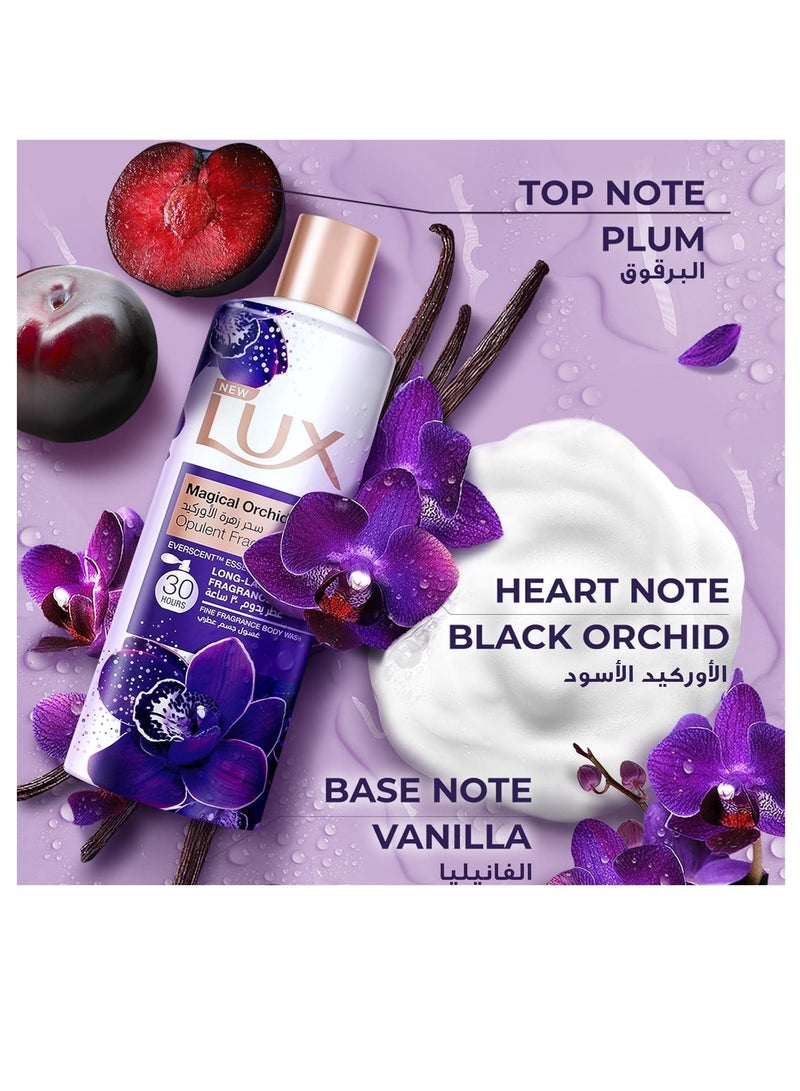 Lux Magical Orchid Body Wash for Long-Lasting Fragrance - 500 ml - Image 2