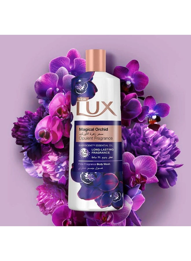 Lux Magical Orchid Body Wash for Long-Lasting Fragrance - 500 ml - Image 3