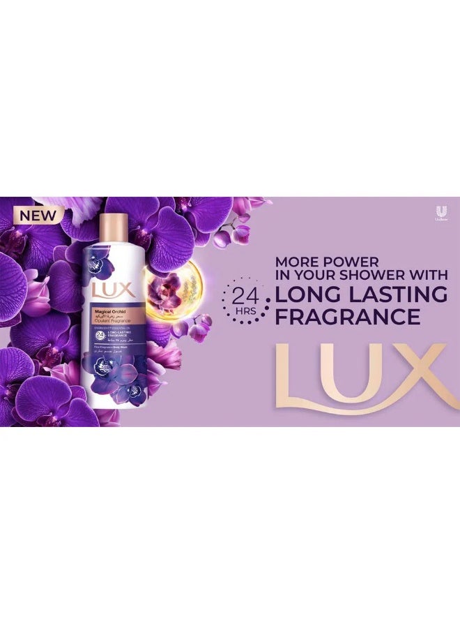 Lux Magical Orchid Body Wash for Long-Lasting Fragrance - 500 ml - Image 4