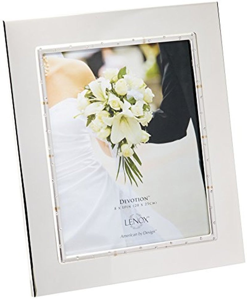 LENOX Lenox Devotion Frame for 8 by 10Inch Photo  825521 Metallic 