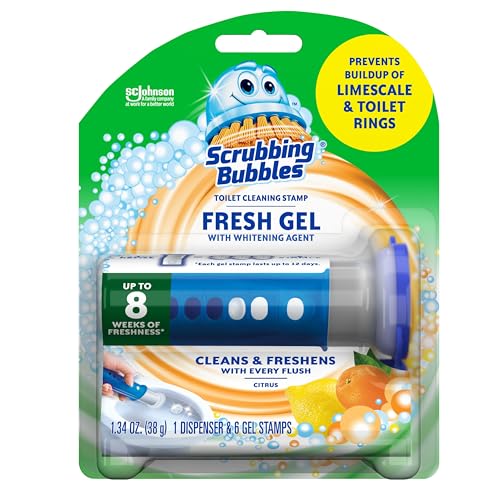Scrubbing Bubbles Toilet Cleaning Gel Fresh, Hydrogen Peroxide Citrus, 1.34 Ounce - Image 1
