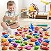 KIZONLY Magnet Fishing Game for Kids 35 48 Fish Toys for Kids 35 Bathtub Floating Toy Fishing Pole and Rod Net Bath Pool Outdoor Gifts for Toddlers Baby Age 3 4 5 6 7 8 Year Old - Image 4