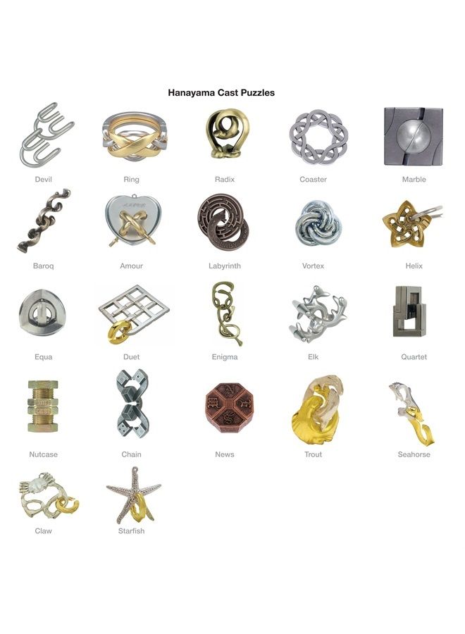 BePuzzled | لغز المعدن Nutcase Hanayama لتحدي الذكاء مصنف من Mensa مستوى 6، للأعمار 12 وما فوق - Image 4