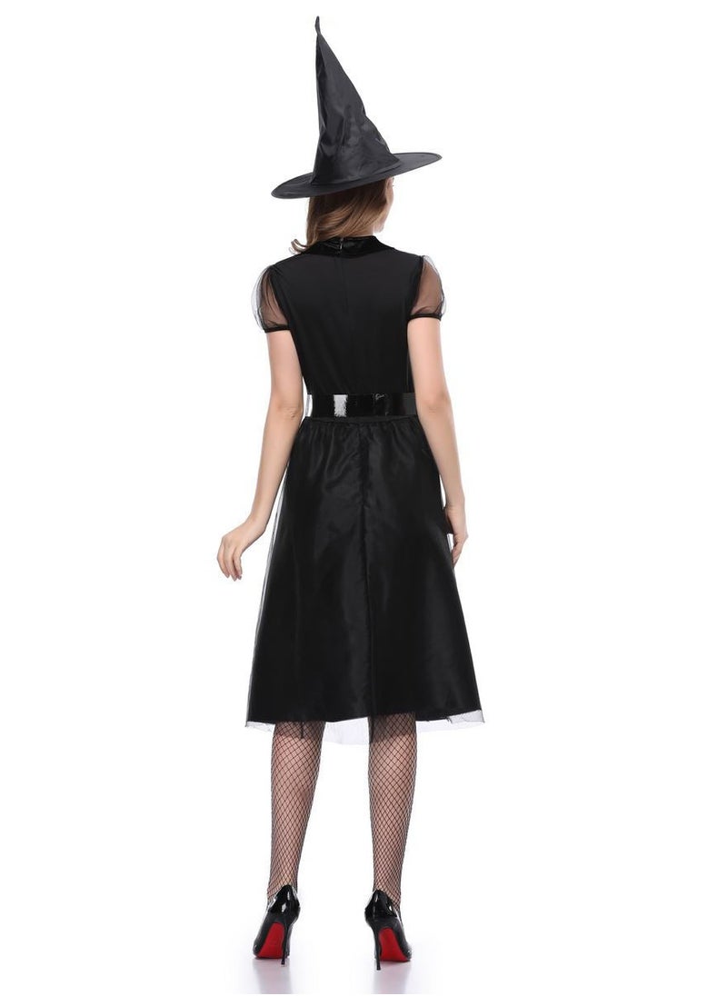 Beauenty Little witch magician Cosplay Costume Suitable Kids Girls for Cosplay Little Wizard Magician  - Image 2