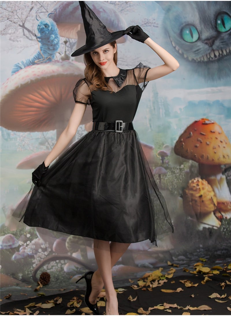 Beauenty Little witch magician Cosplay Costume Suitable Kids Girls for Cosplay Little Wizard Magician  - Image 5