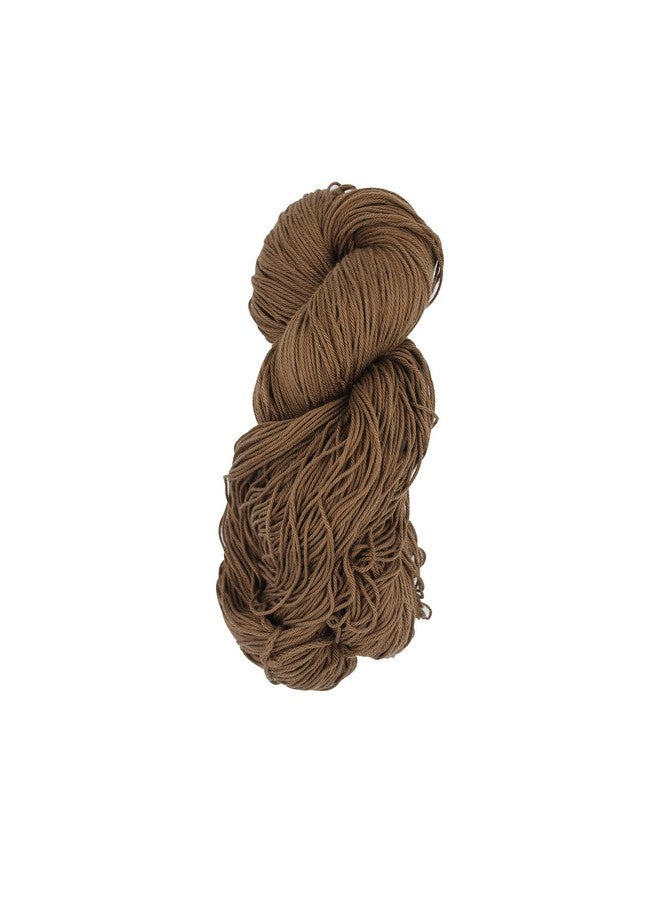 Prapti Handicrafts Prapti Handicrafts 4 Ply Light Brown Cotton Yarn For Crochet And Knitting,Soft Crosia Threads,160 Grams Hank,1 Pack Of Cotton Yaran,Suitable For Sweaters,Scarfs,Hat,Baby Clothes And Diy Crafts. - Image 1