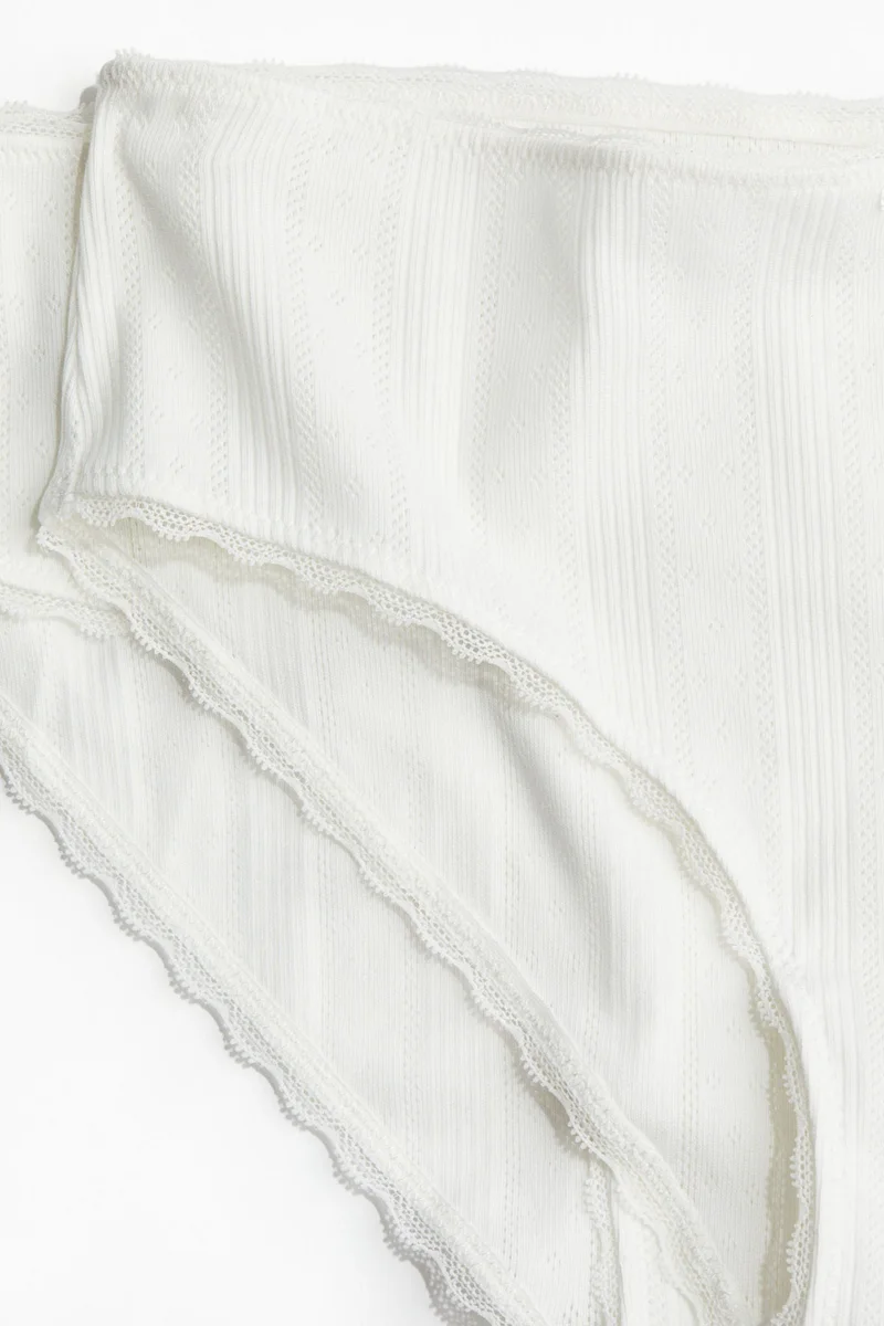 H&M 2-Pack Pointelle Hipster Briefs