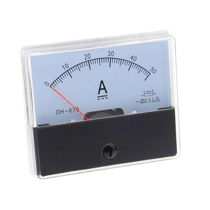 Amp Meter DH-670 DC Ammeter Gauge Current Meter Panel Current Tester dc amp Meter DC1A2A3A5A1015A2030A50A100A(200A(75mV)) - Image 1
