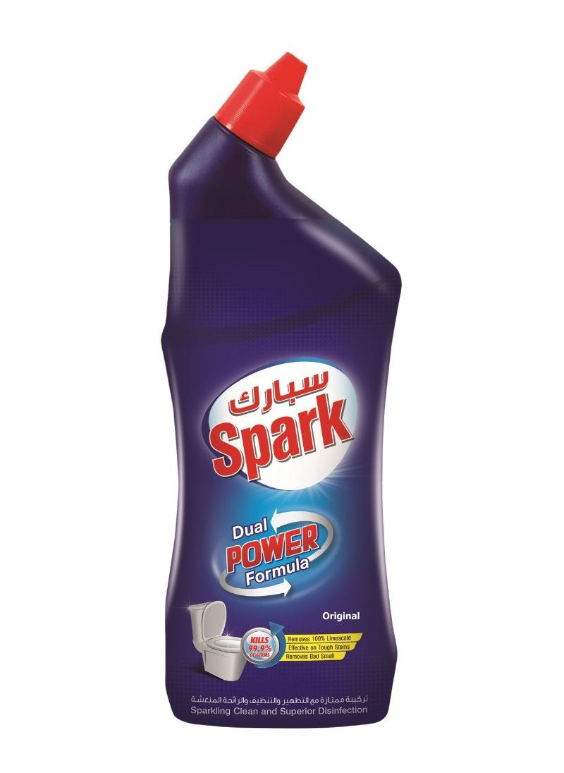 BAHAR Spark Toilet Bowl Cleaner Regular Blue 750ml 