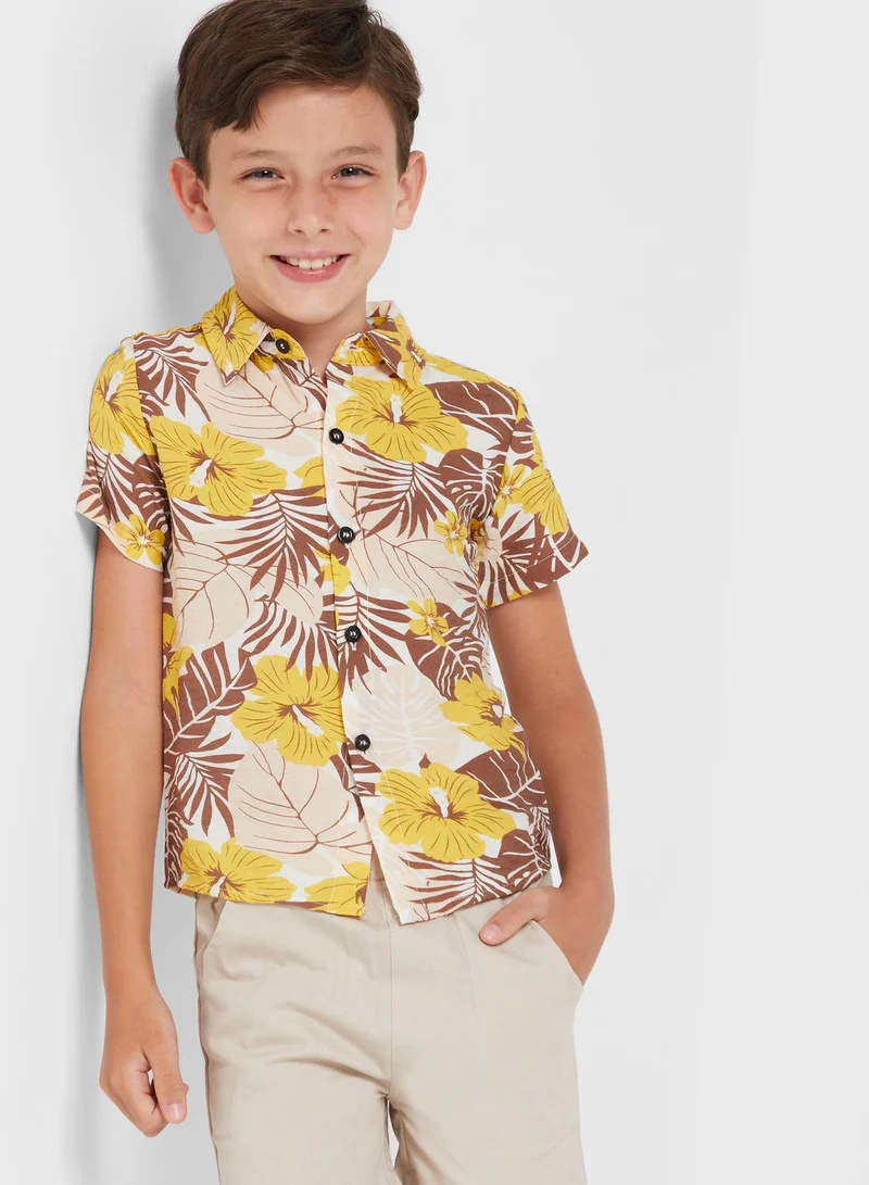 Pinata Shirt and Shorts Set For Boys