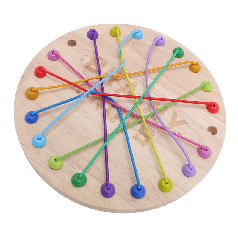 Wooden Rope Untangling Puzzle Game For Kids Skill Development Logical Thinking Cognitive Abilities Family Fun Activity - Image 5
