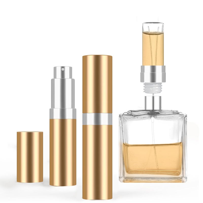 MUB 5ml Perfume Travel Refillable Atomizer Bottle Glass Liner TopFilling LeakProof Spray Bottle Atomizer Sprayer for Perfume Cologne Mini Travel Size Empty Pocket Portable for Outgoing - Image 3