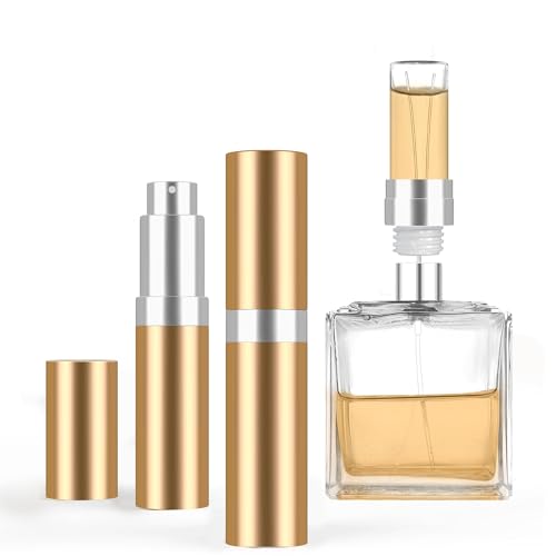MUB 5ml Perfume Travel Refillable Atomizer Bottle Glass Liner TopFilling LeakProof Spray Bottle Atomizer Sprayer for Perfume Cologne Mini Travel Size Empty Pocket Portable for Outgoing - Image 1