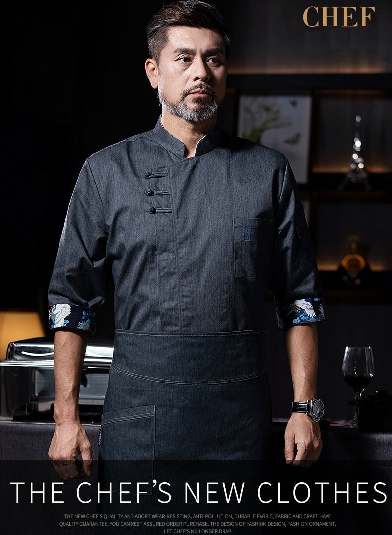 Gasin Senior Chef Workwear Jacket - Image 3