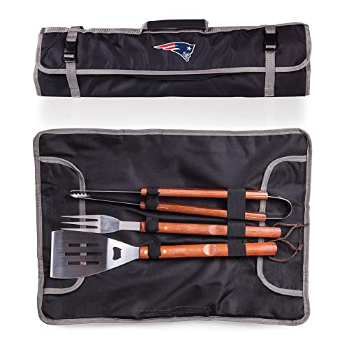 PICNIC TIME New England Patriots 3-Piece BBQ Tote - Black - Image 4
