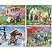 Bits and Pieces 4in1 MultiPack 500 Piece Jigsaw Puzzles for Adults Days of Yore by Artist John Sloane Completed Puzzle Size 16 x 20 - Image 4