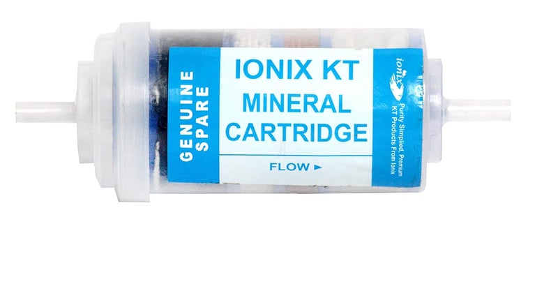 IONIX Mineral cartridge for ro water purifier, mineral cartridge 4 inch, Small Size 4 inch with push connectors, Ro mineral cartridge, 1 Piece, White - Image 4